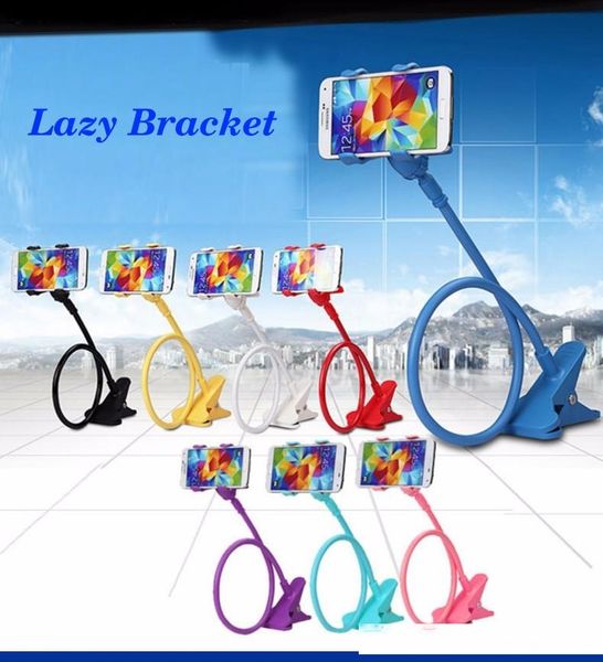 

car phone holder universal long arm lazy mobile phone gooseneck stand holder flexible bed desk table clip bracket for iphone