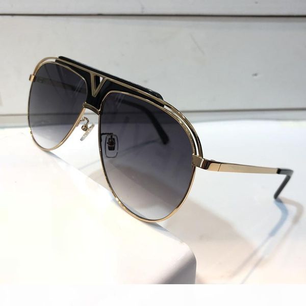 

luxury z1030e sunglasses for fashion mascot oval 1030 design uv protection lens coating mirror lens color plated frame come with case, White;black