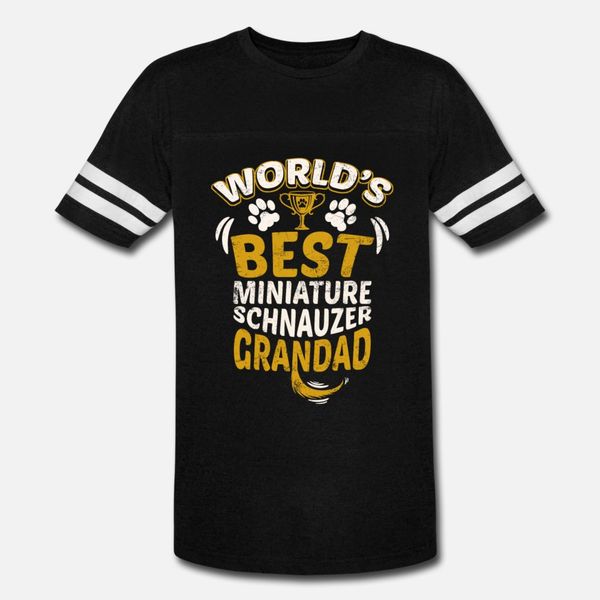 

лучший в мире цвергшнауцер grandad тенниска мужчин дизайнер хлопка круглый воротник одежды sunlight смешной весна осень фотографии рубашка