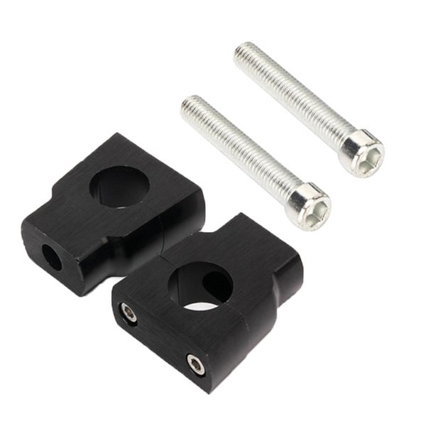 

universal 7/8" 22mm motorcycle handlebar mount clamp riser aluminum alloy cnc handle bar risers clamps motorcycle accessories