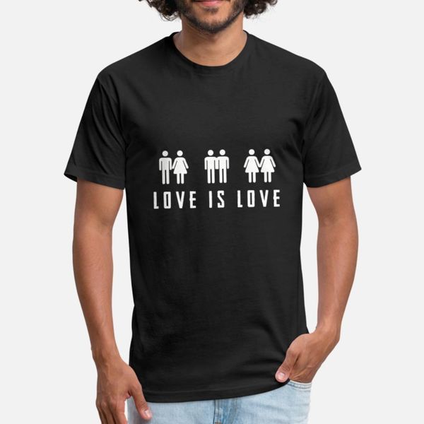 

love is love lgbt community gif t shirt men character 100% cotton o-neck formal sunlight building spring autumn outfit shirt