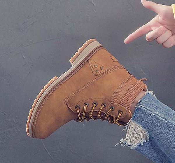 

fashion leather star women shoes woman leather short autumn winter ankle fashion brand women boots 05 p11, Black