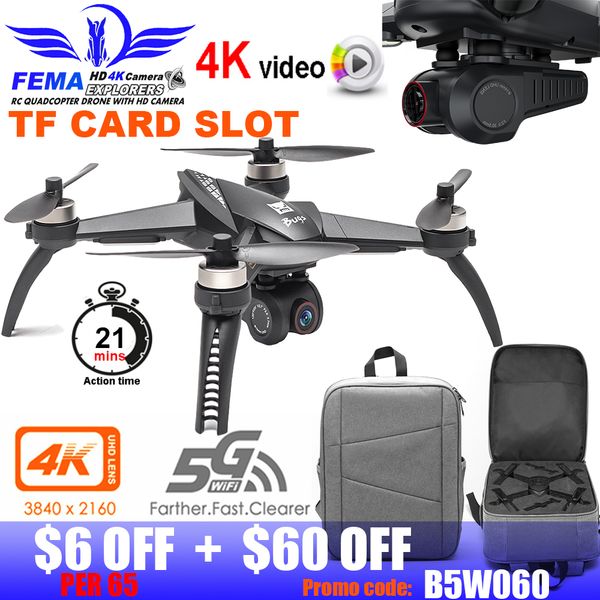 

gps professional 5g wifi fpv rc quadcopter 4k video camera gimbal dron gps follow me drones brushless vs b7 x35