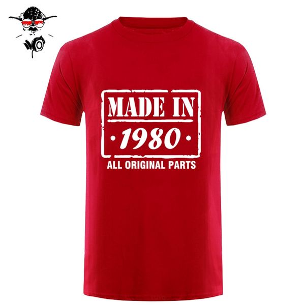

32rd birthday t shirt made in 1980 mens funny t shirt mens clothing