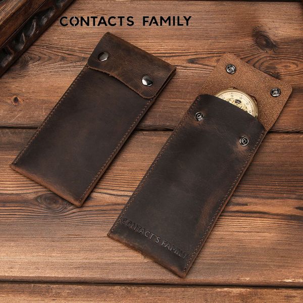 

vintage cowhide pu leather watch bag watch organizer storage watches storage bag tray zippere travel jewelry collector, Black;blue