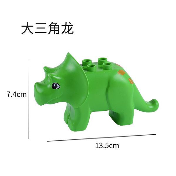 

зоопарк duplo животные большие строительные блоки whale deer horse black cat dog лев тигр слон с игрушки для детей kids party gift yxlqyb
