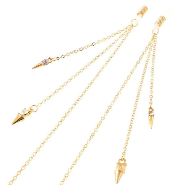 

sunglasses chains cord women zinc alloy eyewear chain reading glasses rope hanging jewelry neck strap, Silver