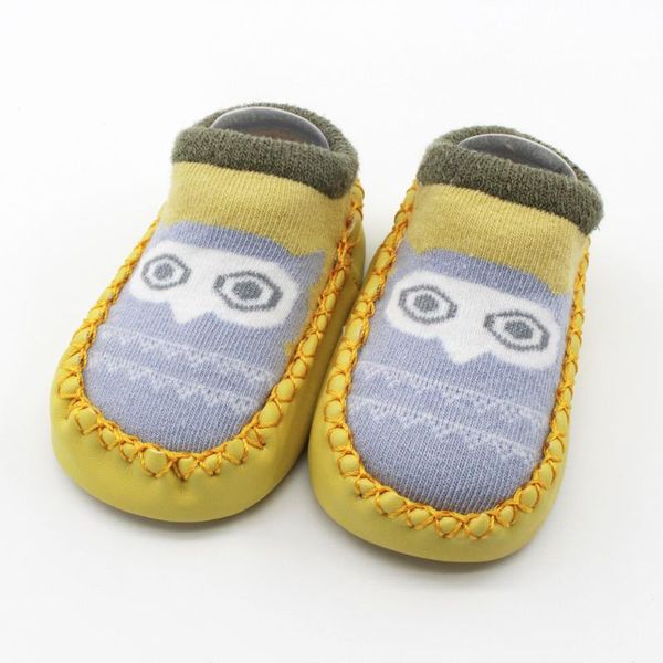 

new baby girl boy toddler anti slip shoes kids booties cartoon slipper socks boots newborn winter warm cotton floor socks 0-5t