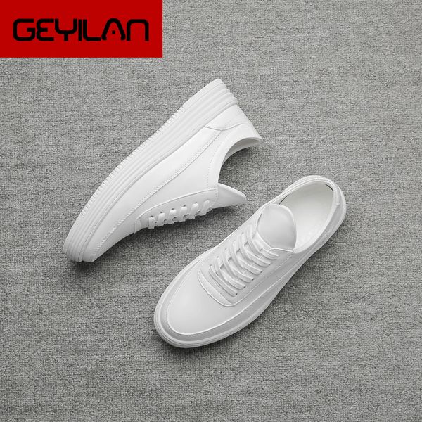 

leather shoes men white sneakers men shoes fashion designer zapatos de hombre buty damskie, Black