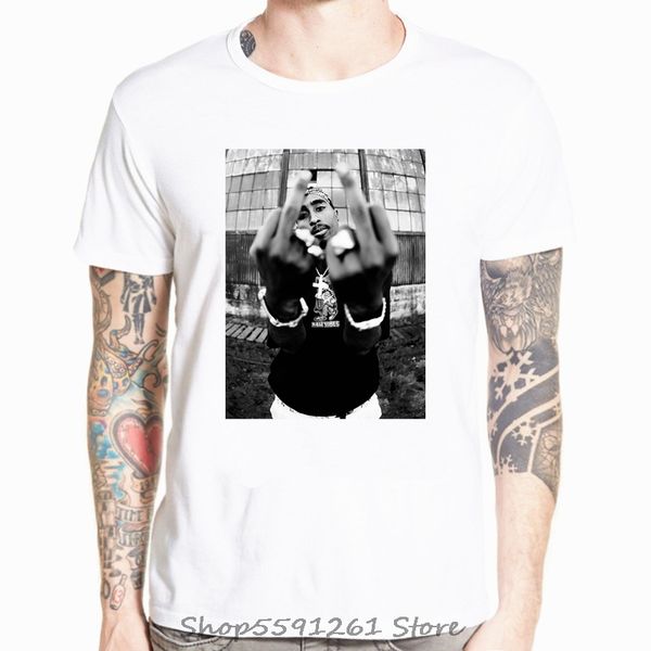

2pac тупака шакура повседневный street wear мужская мода hiphop rap star прохладный футболки с коротким рукавом модальных tee top vintage t