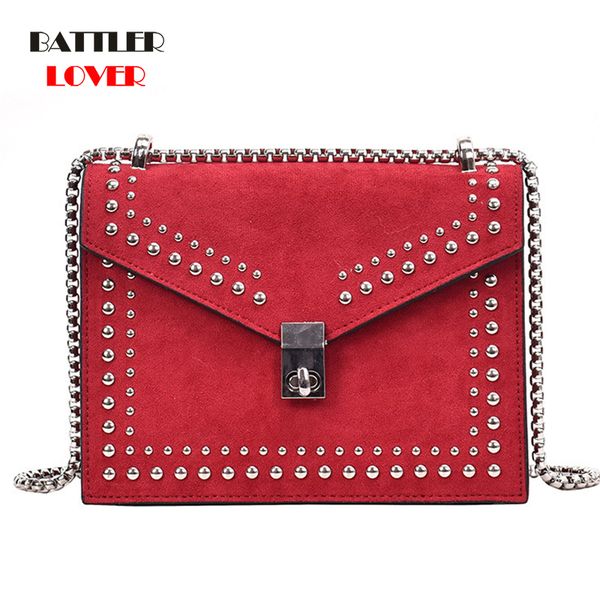 

rivet кожа crossbody сумка для женщин 2020 роскошных сумки конструктора женщин малых дам руки слинг tote сумки