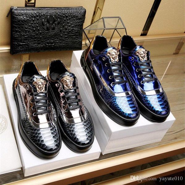 

18ss luxury brands designer sneakers with red and green striped wine god buckle mens womens casual shoes, Black