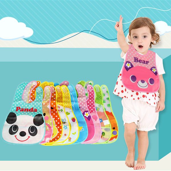

eva baby feeding apron towel newborn baby eating bibs cartoon pattern waterproof baby bibs newborn supplies clean vt1432