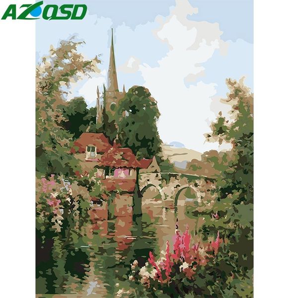 

wall art diy scenery frameless oil painting pictures by numbers on canvas wall pictures wall art for living room home decoration