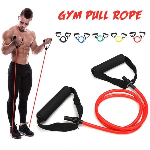 

resistance bands 140cm yoga elastic pull rope fitness gym equipment expander workout exercise training band