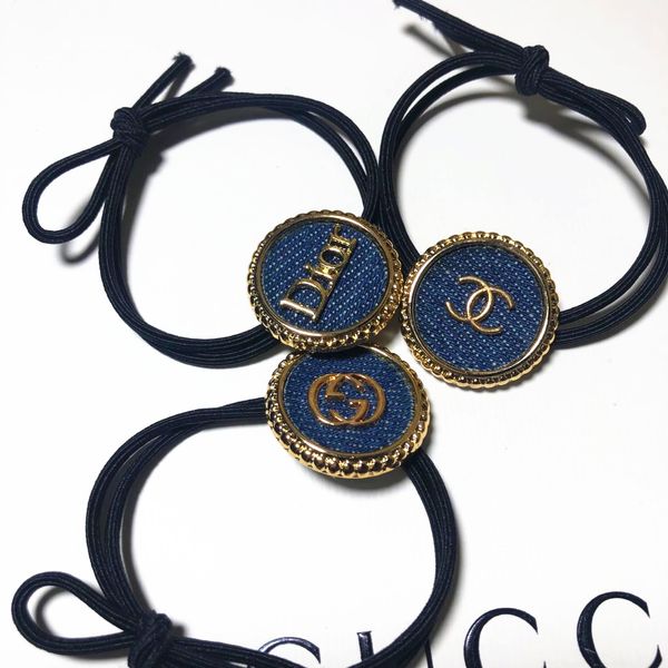 

3 pieces women hair ring telephone wire hair band tie hair accessories elastic band girls rubber pony tail holder stretchy scrunchie 13, Golden;silver