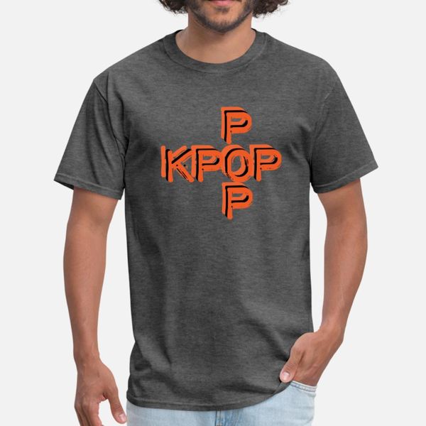 

kpop t shirt men custom cotton crew neck natural gift fashion spring cool shirt