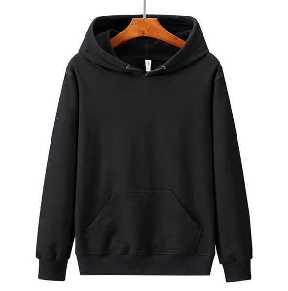 

2020 new women's clothing pure color leisure hoodies sweatshirts 7525, Black