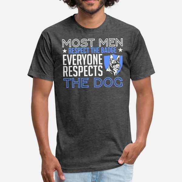 

most men respect badge police k9 german shepherd t shirt men printing cotton o neck loose new fashion summer style letter shirt