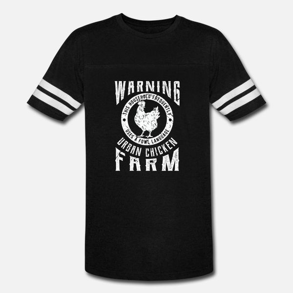 

warning urban chicken farm farmer birthday gift t shirt men custom cotton s-xxxl original anti-wrinkle building summer cool shirt