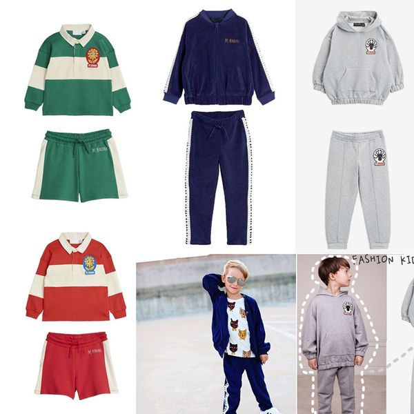 

kids clothes sets 2020 mini brand new spring autumn boys girls cartoon print sweaters + pant 2pcs clothing baby children cotton, White