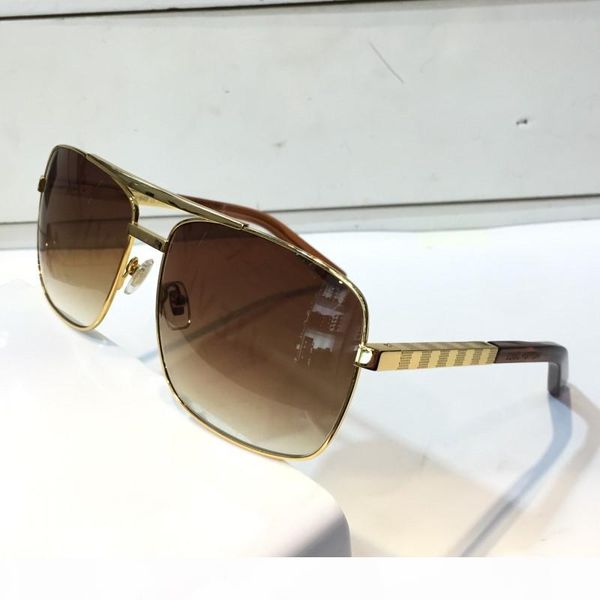

new fashion classic sunglasses attitude sunglasses gold frame square metal frame vintage style outdoor design classical model 0259, White;black