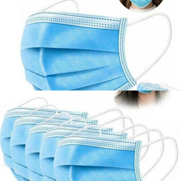 

mouth mask face dhlin disposable stock 3-ply anti-haze dust proof earloop mask protective products anti-fog masks 200pcsclw4