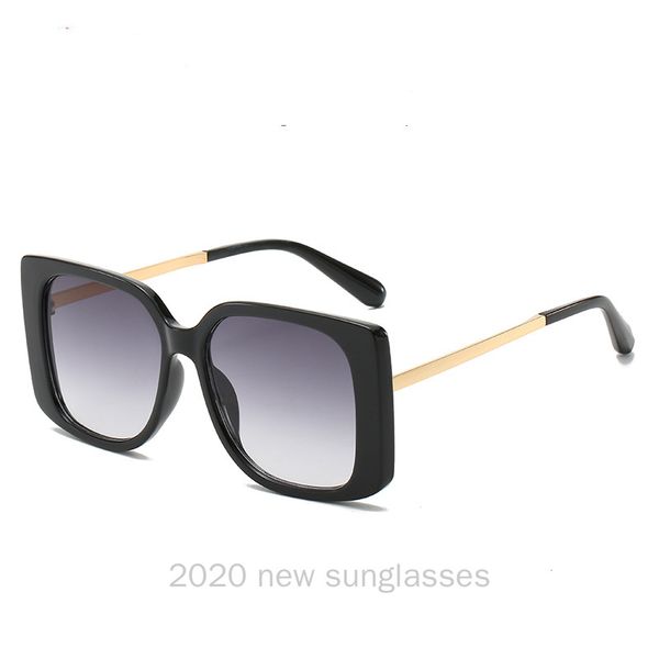 

sunglasses 2021 square men fashion oversized frame vintage mirror goggle glasses women shades uv400 nx, White;black