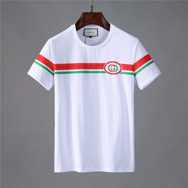 

ppotide brand 2020 european handsome fashion men's t-shirt hip-hop short-sleeved t-shirt new round neck cotton men's customization, White;black
