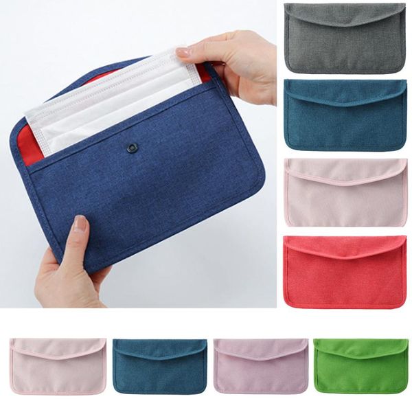 

portable mask case storage bag reusable mask storage clip face masks clip dustproof box with button container disposable holder