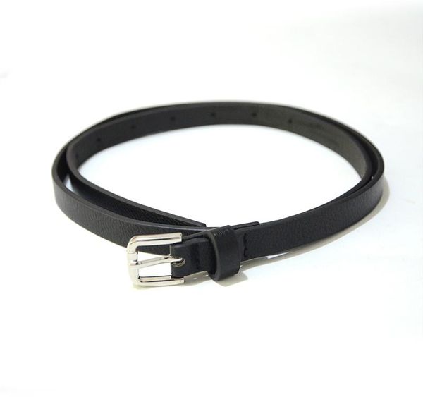 

desinger 2020 fashion new wild solid color ladies pu imitation leather belt square buckle light body belt04, Black;brown