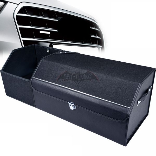 

1x rear trunk storage box for audl a1 a3 8v a4 b8 b9 a5 a6 a7 a8 q2 q3 q5 q7 q8 linen foldable large capacity organizer bag