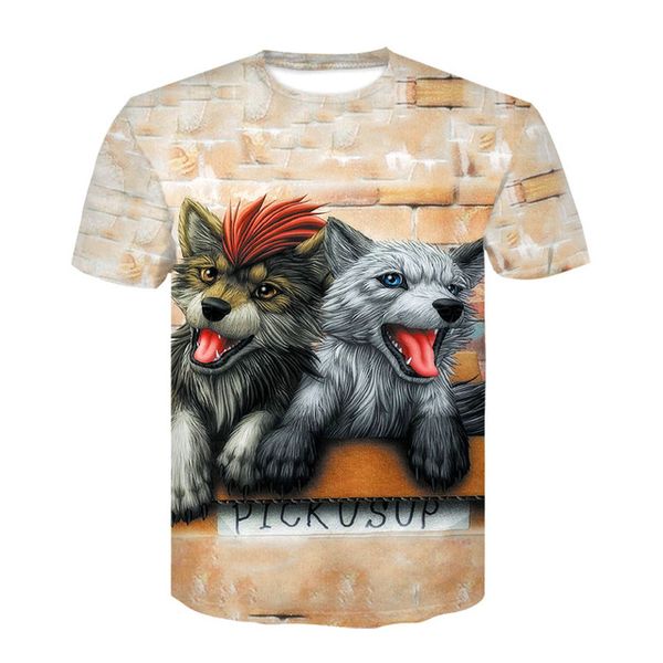 

brand male 3d animal graffiti color lion head summer oversize 3d print shirts oversized hippie oversized men clothing