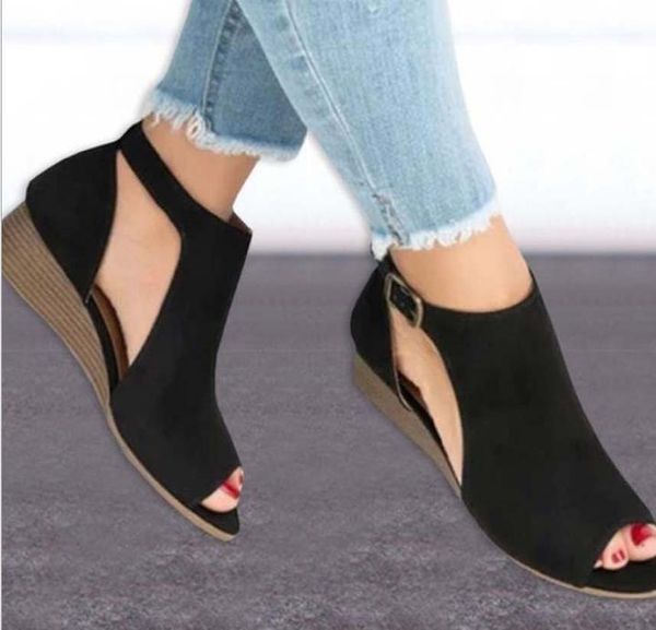 

fashion women sandals summer flats real leather platform rsa pndals flats shoes sandal slipper ladies beach shoes bag04 p47, Black