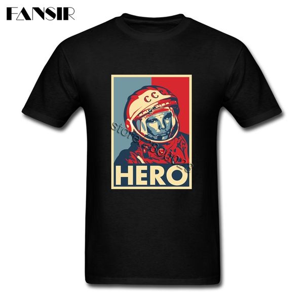 

yuri gagarin astronaut ussr short sleeve t shirts men teenager tee shirt cotton round neck t shirt