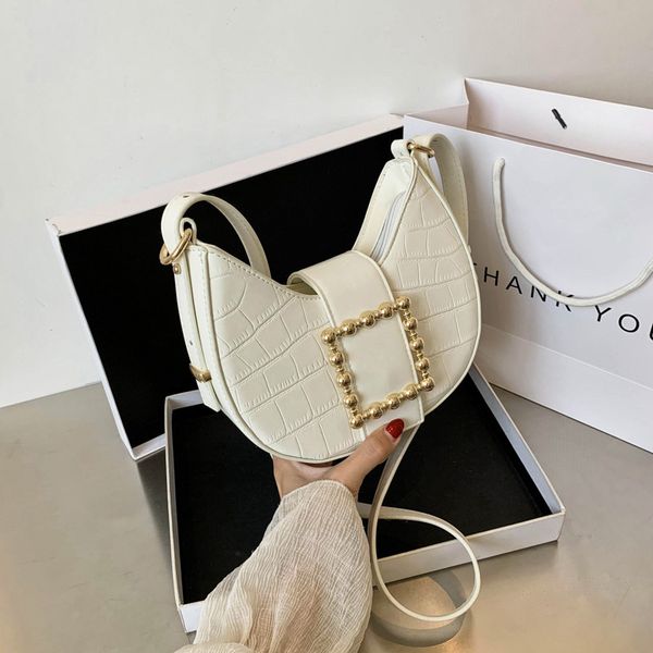 

stone pattern pu leather crossbody bags for women 2020 small shoulder bag ladies fashion handbags and purses female underarm bag