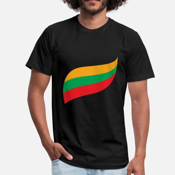 

литва флаг тенниска мужчин дизайнерские размер тройник рубашки s-3xl фотографии фитнес юмор summer style trend рубашка