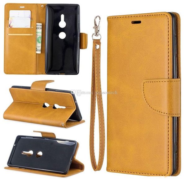 

for sony xz2 xa2 xperia 10 plus case flip stand wallet leather p frame colorful phone cover for samsung