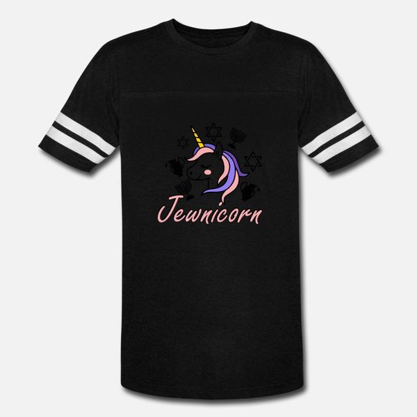 

jewnicorn funny unicorn rosh hashanah hanukkah t shirt men customize cotton round collar leisure anti-wrinkle new style summer style shirt