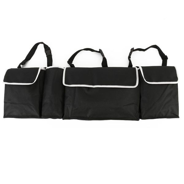 

odomy universal adjustable car organizer trunk backseat seat back storage bag net high capacity interior accessories box case