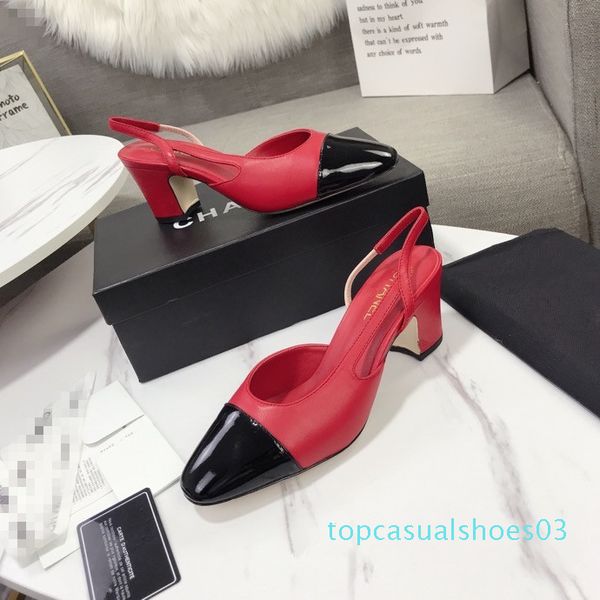 

2020 block heel sandals women lace up leather sandals comfortable style high heels sandals t03, Black