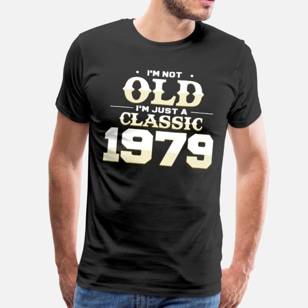 

vintage 1979 t shirt men character short sleeve round neck natural interesting funny summer family shirt