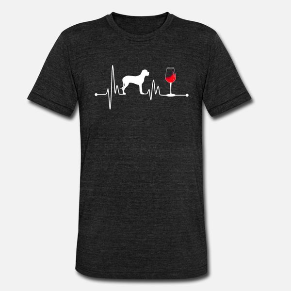 

heartbeat ekg pulse great dane and wine lover t shirt men design short sleeve crew neck costume fit authentic summer vintage shirt