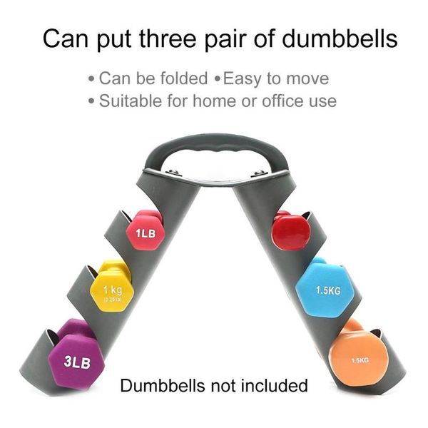 

folding weightlifting dumbbell stand floor stand multifunctional vertical home three-layer fixed dumbbell