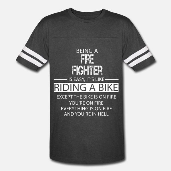 

fire fighter t shirt men custom short sleeve euro size s-3xl costume cute building summer style leisure shirt