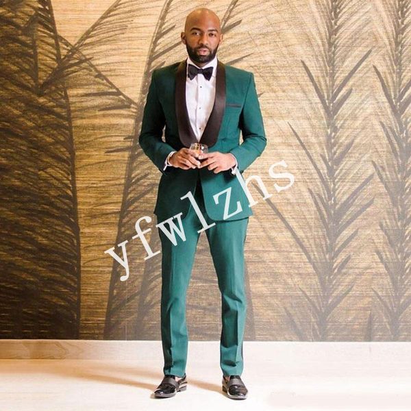 

one button groomsmen shawl lapel wedding groom tuxedos men suits wedding/prom/dinner man blazer(jacket+tie+pants) t185, Black;gray