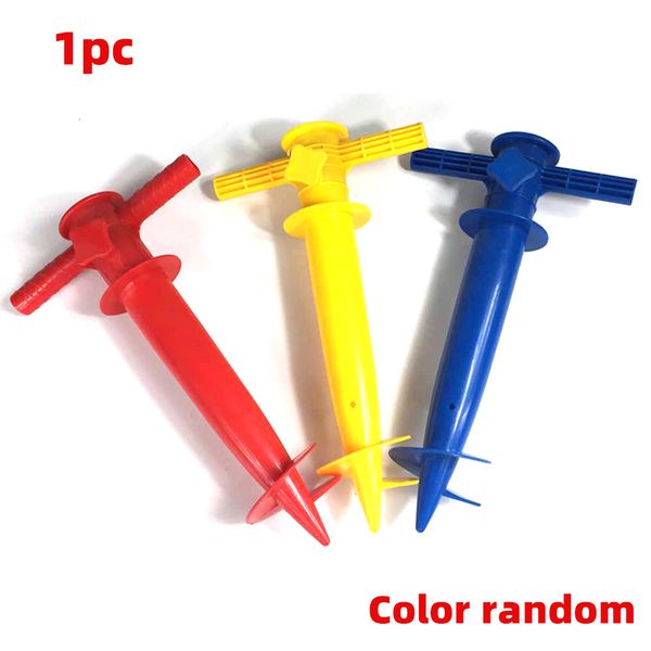 

patio umbrella holder parasol bracket manual beach sand auger fixed random color