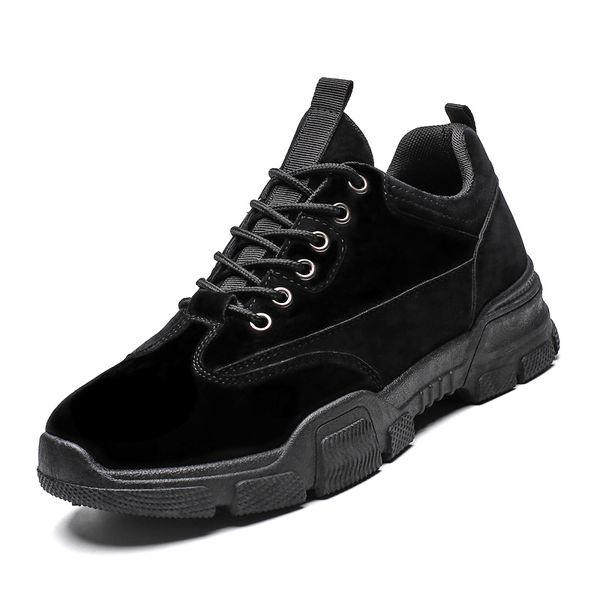 

fashion absorber particles men's sneakers sport shoes cushioning sole men badminton shoes 39-44 men's casual *6808, Black