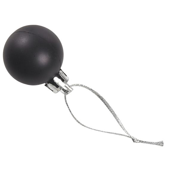 

24pcs chic christmas baubles tree plain glitter xmas ornament ball decoration