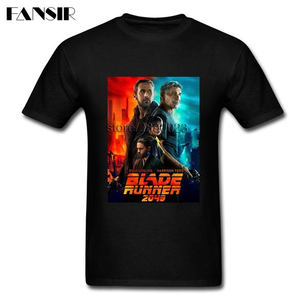 

men tshirts leisure 100% cotton short sleeve tee shirt for men blade runner family clothing